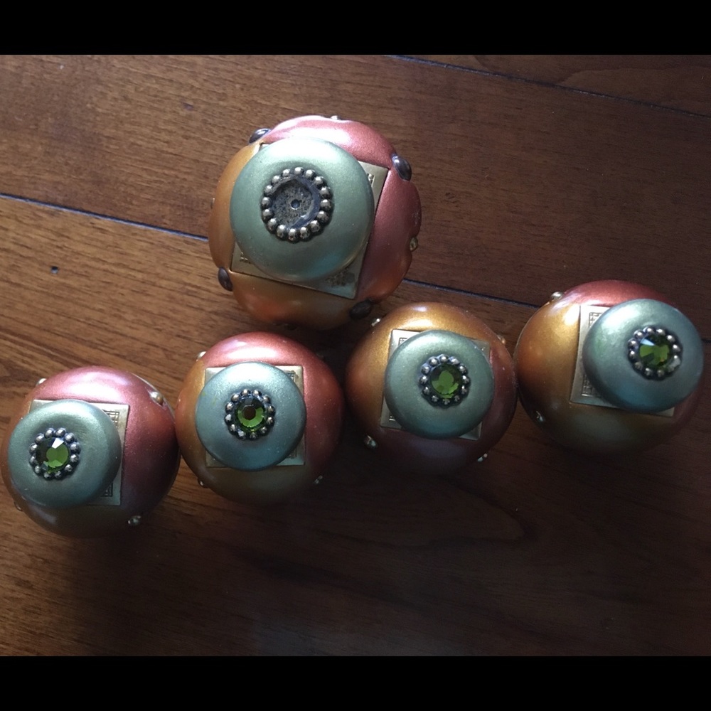 Artisan Crafted earth tone metallic drawer pulls